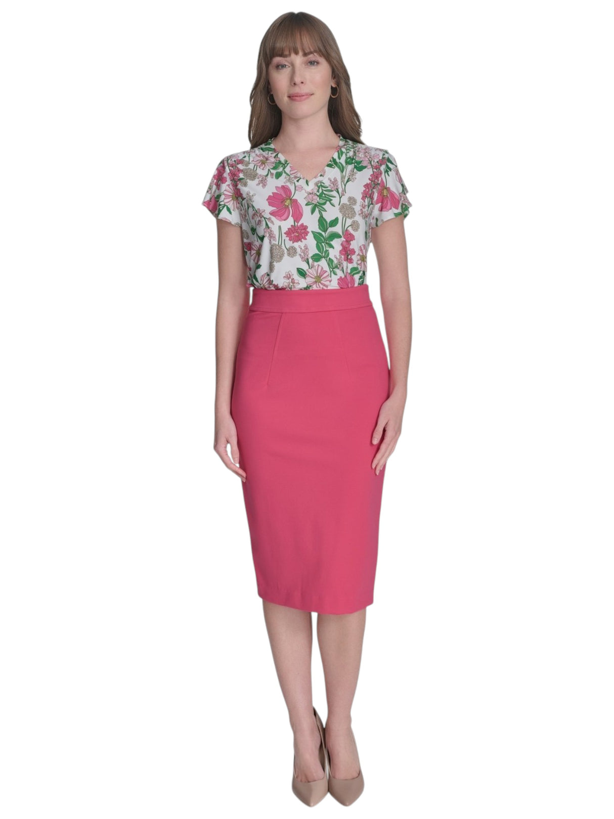 Image for Women's Plain Skirt,Pink
