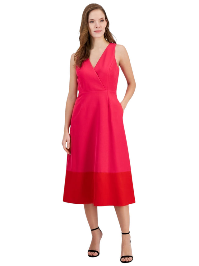 Image for Women's Colorblocked Dress,Pink