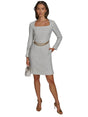 Image for Women's Textured Heather Dress,White