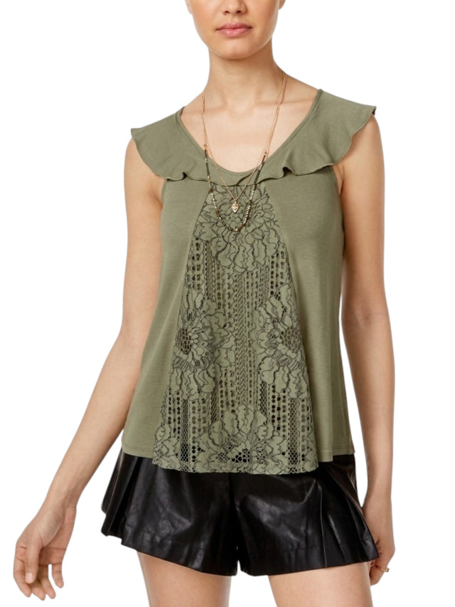 Image for Women's Textured Top,Olive