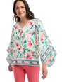 Image for Women's Printed Top,White