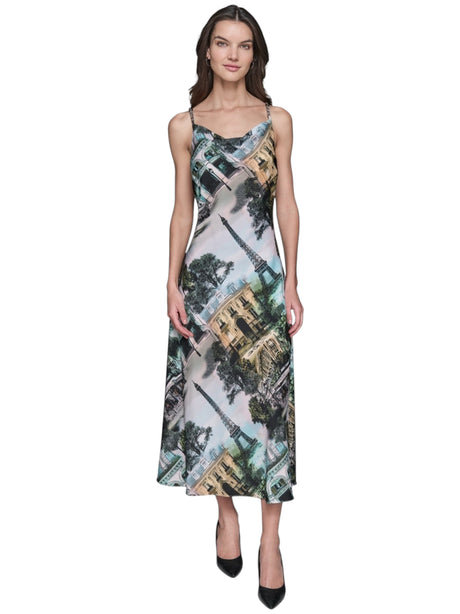 Image for Women's Printed Dress,Multi