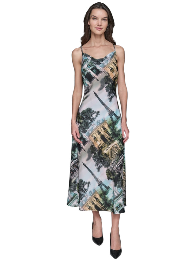 Image for Women's Printed Dress,Multi