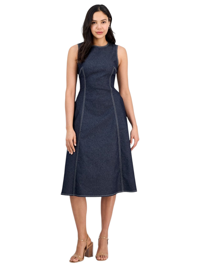 Image for Women's Heather Dress,Navy