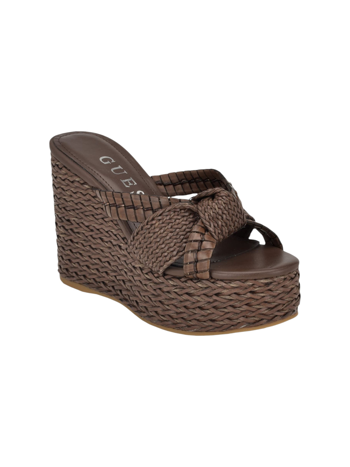 Image for Women's Braided Heeled Shoes,Dark Brown