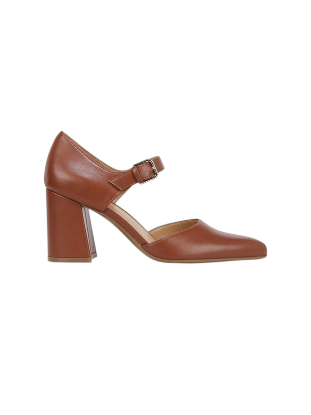 Image for Women's Plain Heeled Shoes,Brown