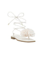 Image for Women's Flour Front Wrapped Sandals,White