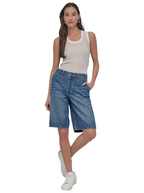 Image for Women's Washed Jeans Short,Blue
