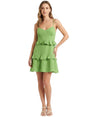 Image for Women's Ruffled Dress,Green