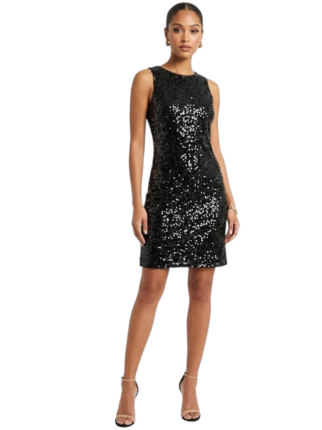 Image for Women's Mesh Dress,Black