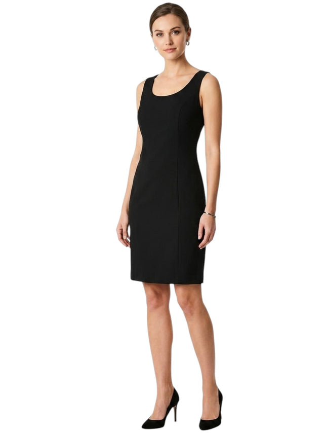 Image for Women's Plain Solid Dress,Black