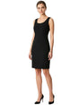 Image for Women's Plain Solid Dress,Black