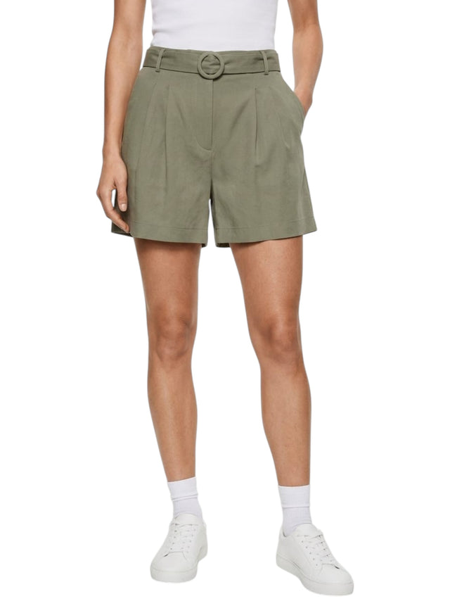 Image for Women's Plain Solid Short,Olive 