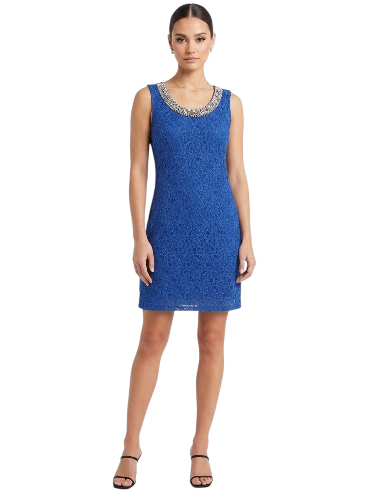 Image for Women's Lace Dress,Indigo Blue