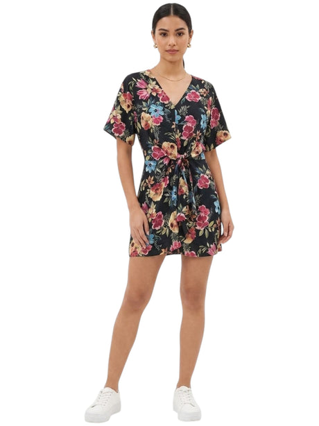 Image for Women's Floral Printed Dress,Multi