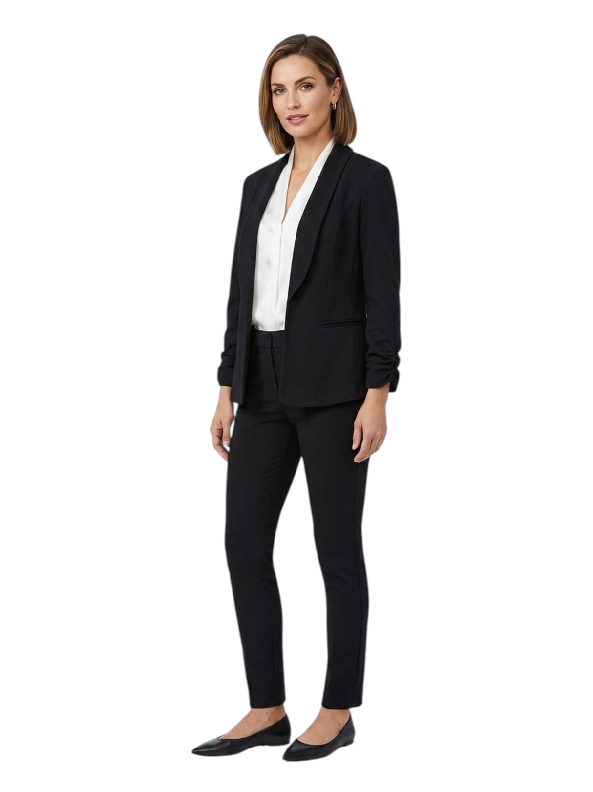 Image for Women's Textured Blazer,Black