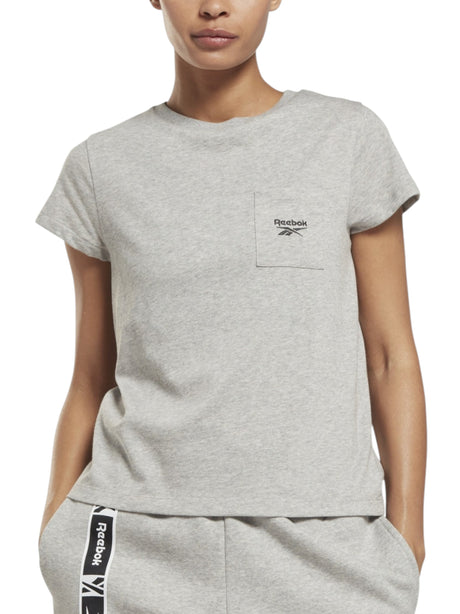 Image for Women's Logo Printed Top,Grey