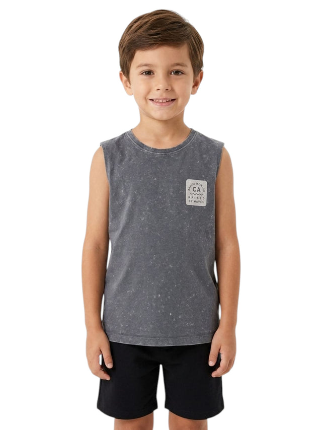 Image for Kids Boy's Printed Tpo,Dark Grey