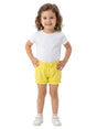 Image for Kids Girl's Plain Short,Yellow