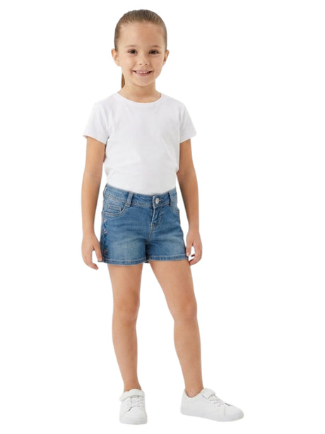 Image for Kids Girl's Plain Jeans Short,Blue