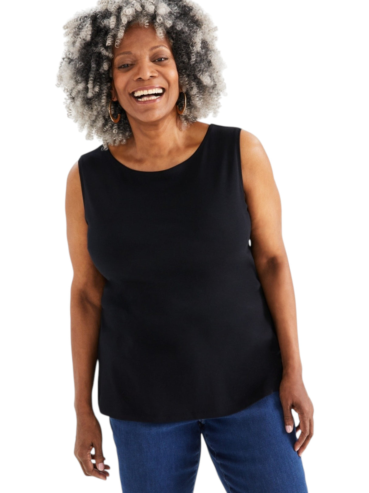 Image for Women's Plain Top,Black