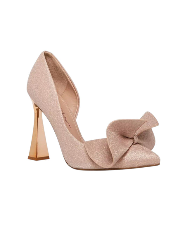 Image for Women's Shiny Heeled Shoes,Dusty Rose