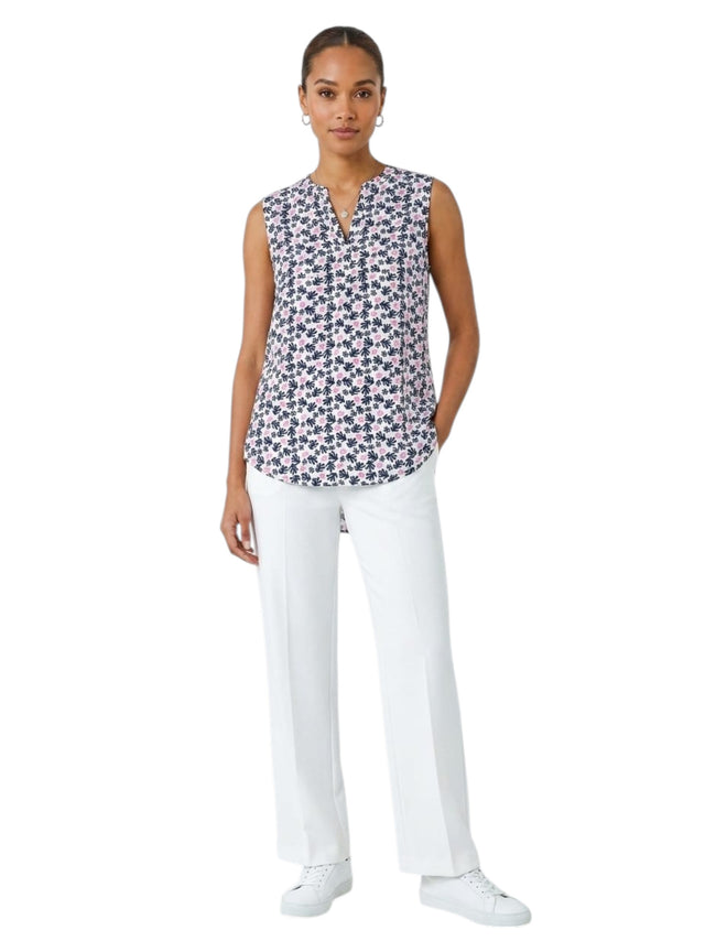 Image for Women's Printed Top,White