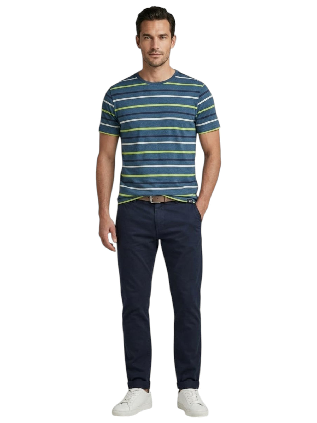 Image for Men's Striped Top,Navy