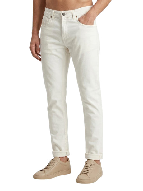 Image for Men's Plain Jeans,White
