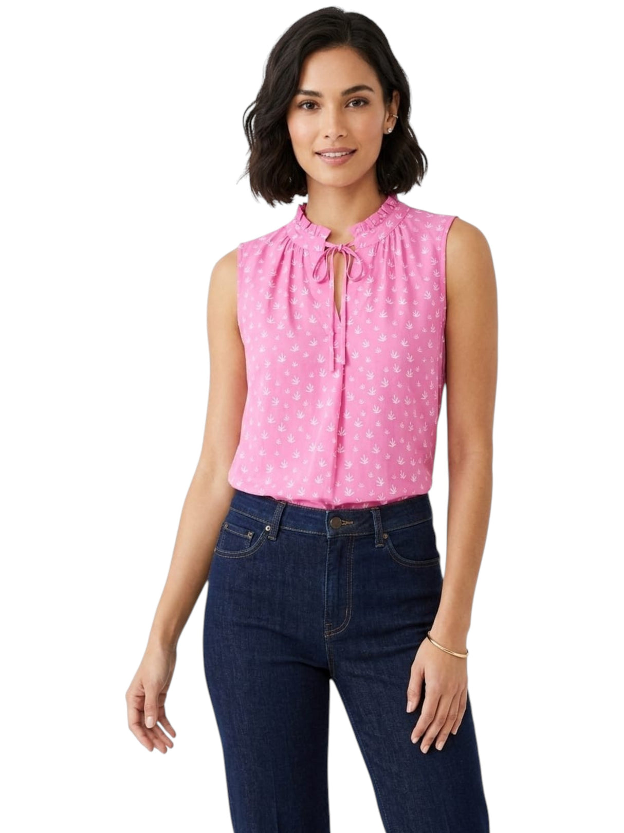 Image for Women's Printed Top,Pink