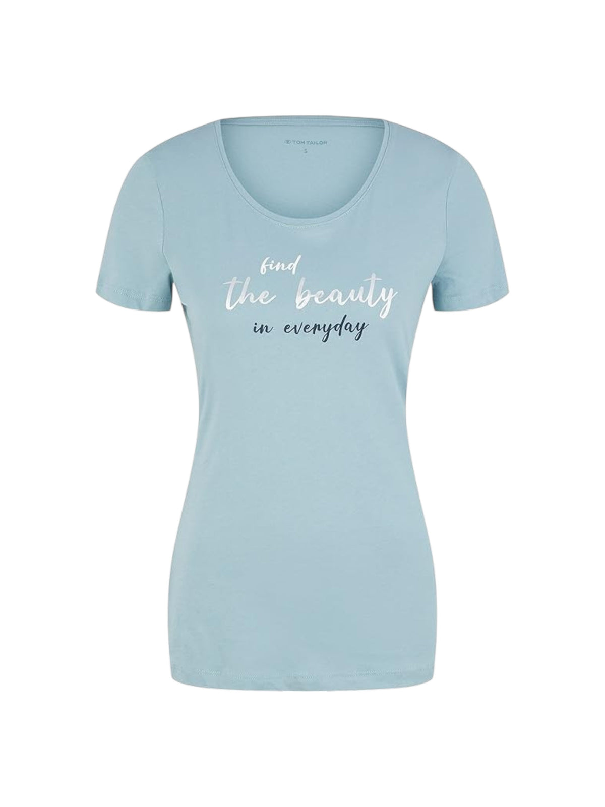 Image for Women's Printed Top,Dusty Aqua