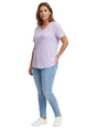 Image for Women's Striped Top,Purple