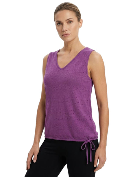 Image for Women's Textured Top,Mauve