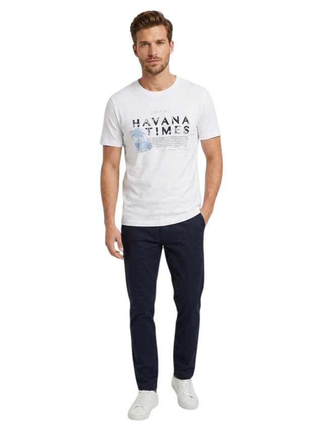 Image for Men's Printed Top,White