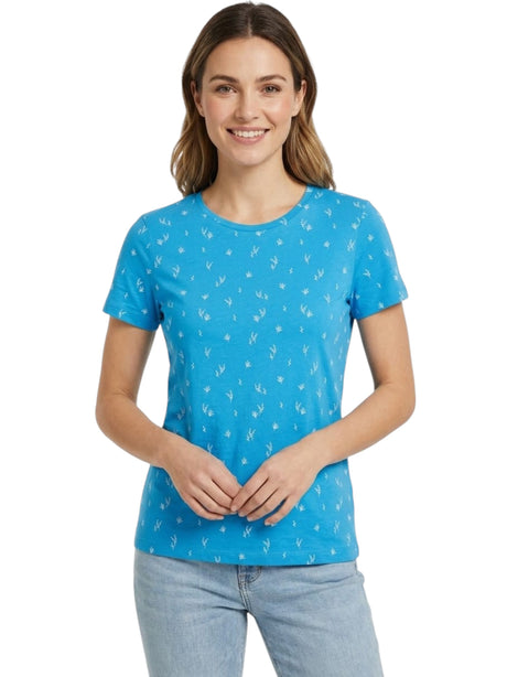 Image for Women's Printed Top,Blue