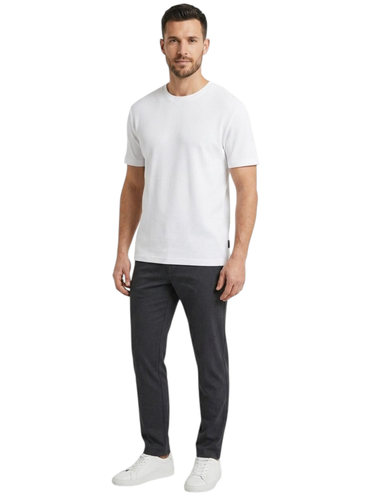 Image for Men's Textured Top,White