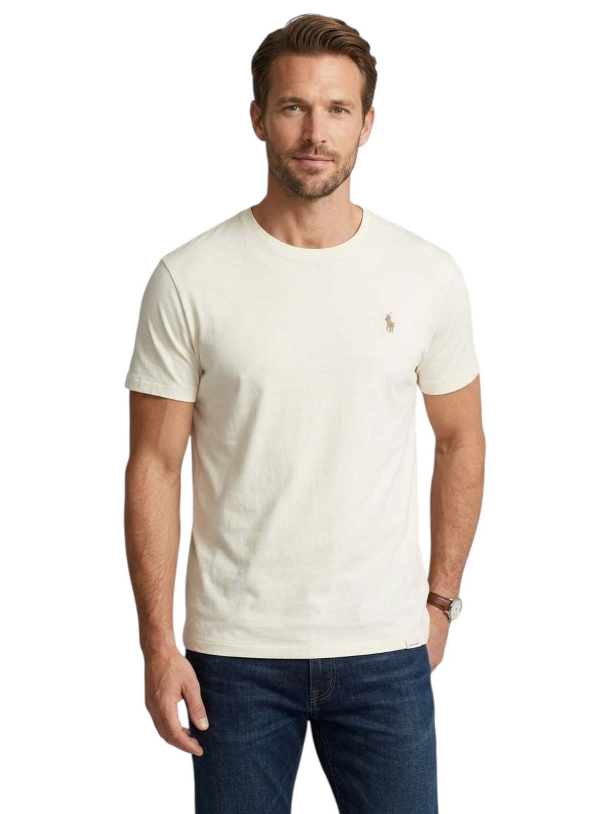 Image for Men's Plain Top,Cream