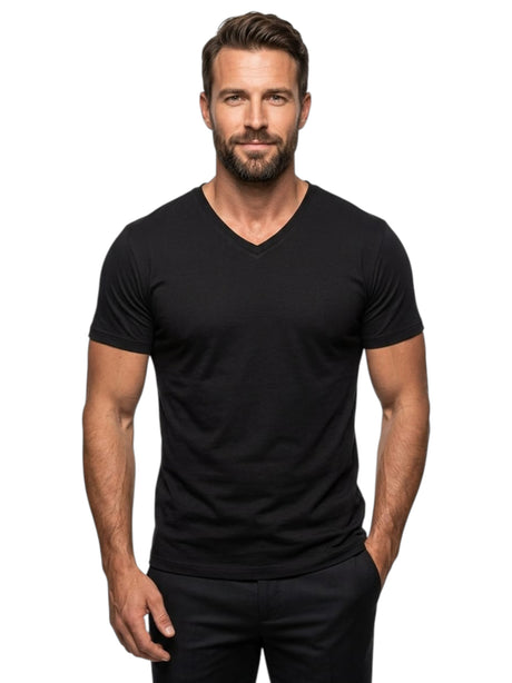Image for Men's Plain Top,Black