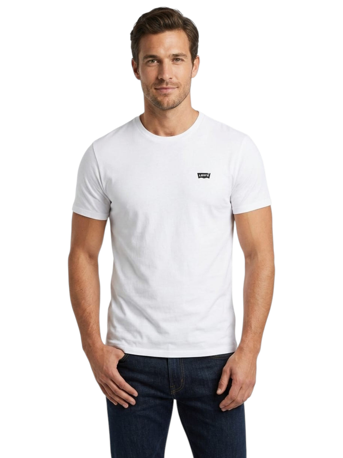 Image for Men's Logo Printed Top,White