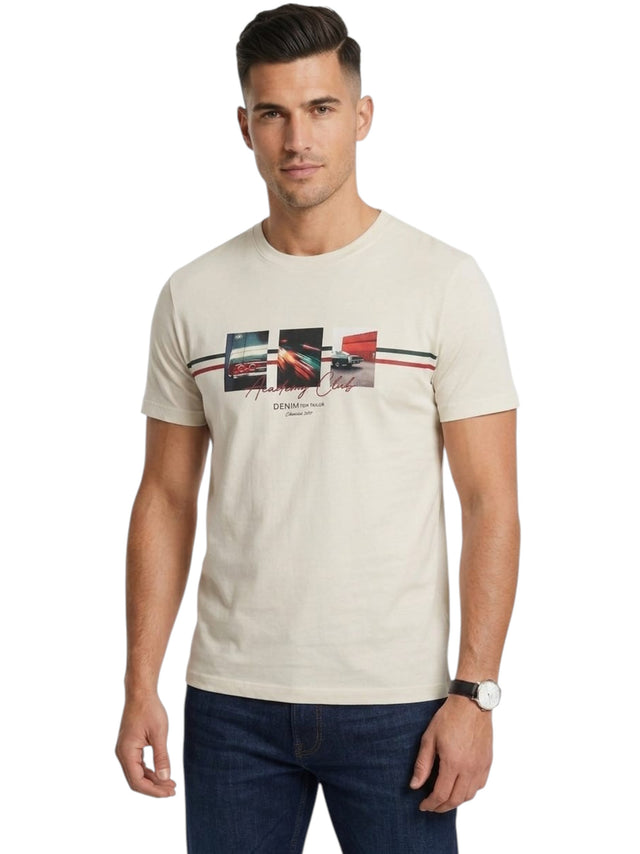 Image for Me's Printed Top,Light Beige
