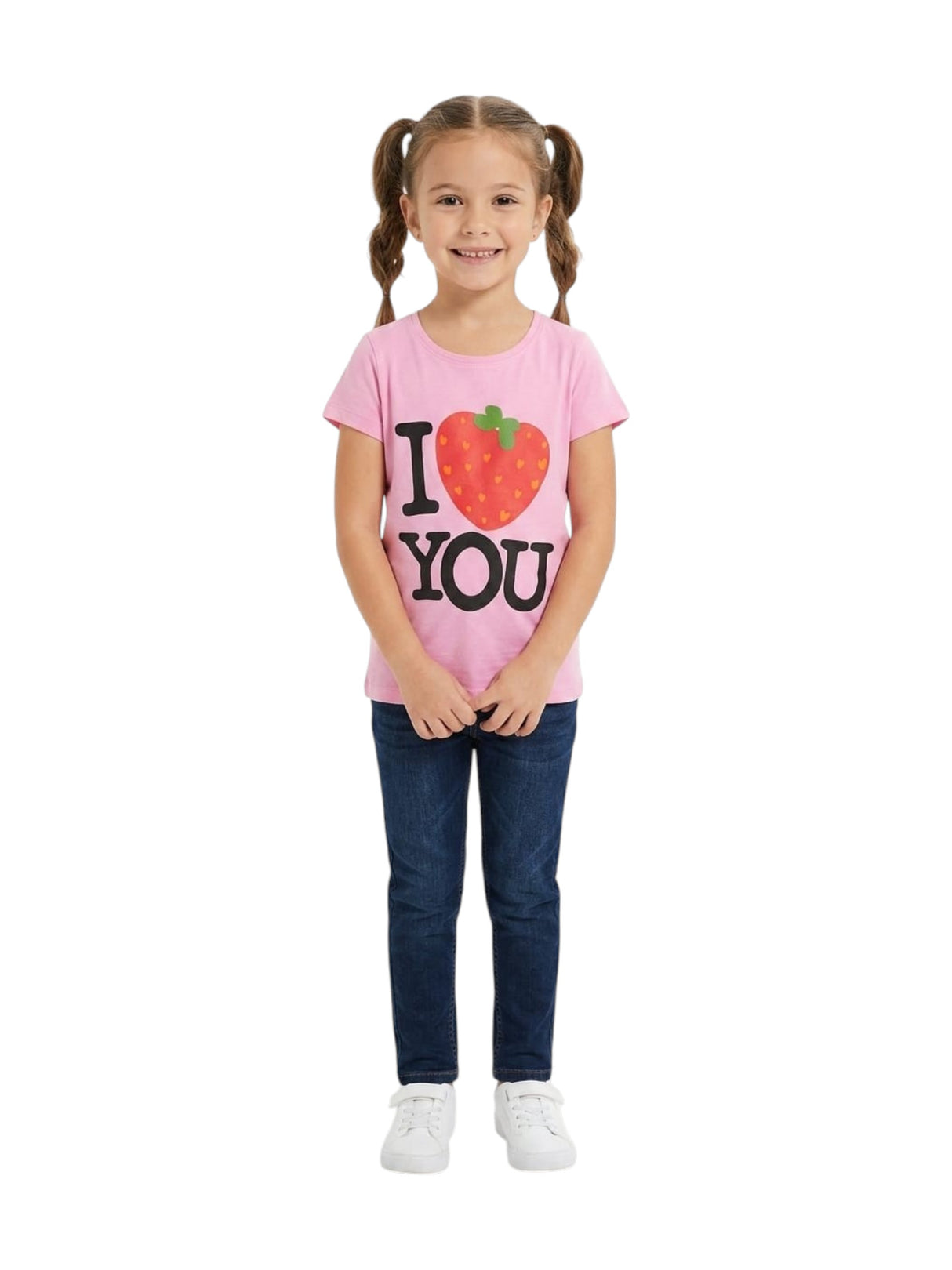 Image for Kids Girl's Printed Top,Pink