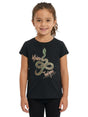 Image for Kids Girl's Printed Top,Black