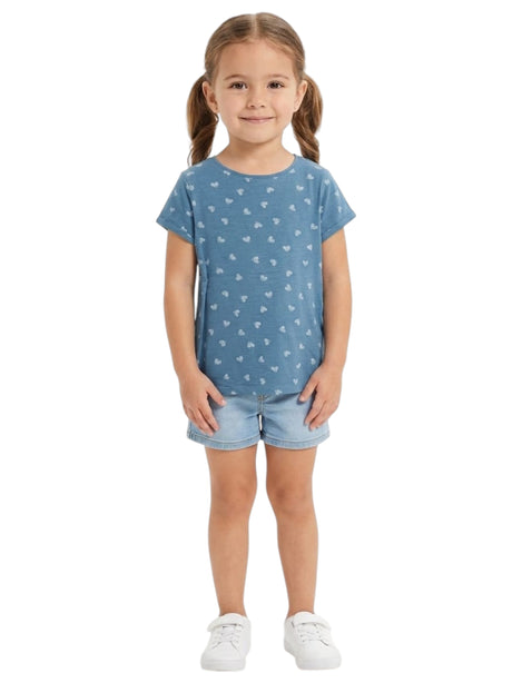 Image for Kids Girl's Printed Top,Blue