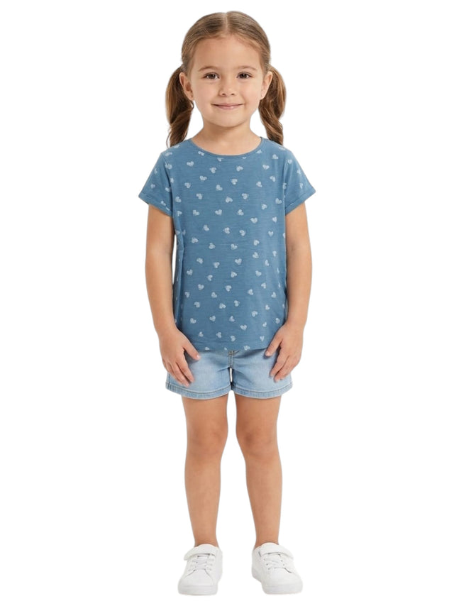 Image for Kids Girl's Printed Top,Blue