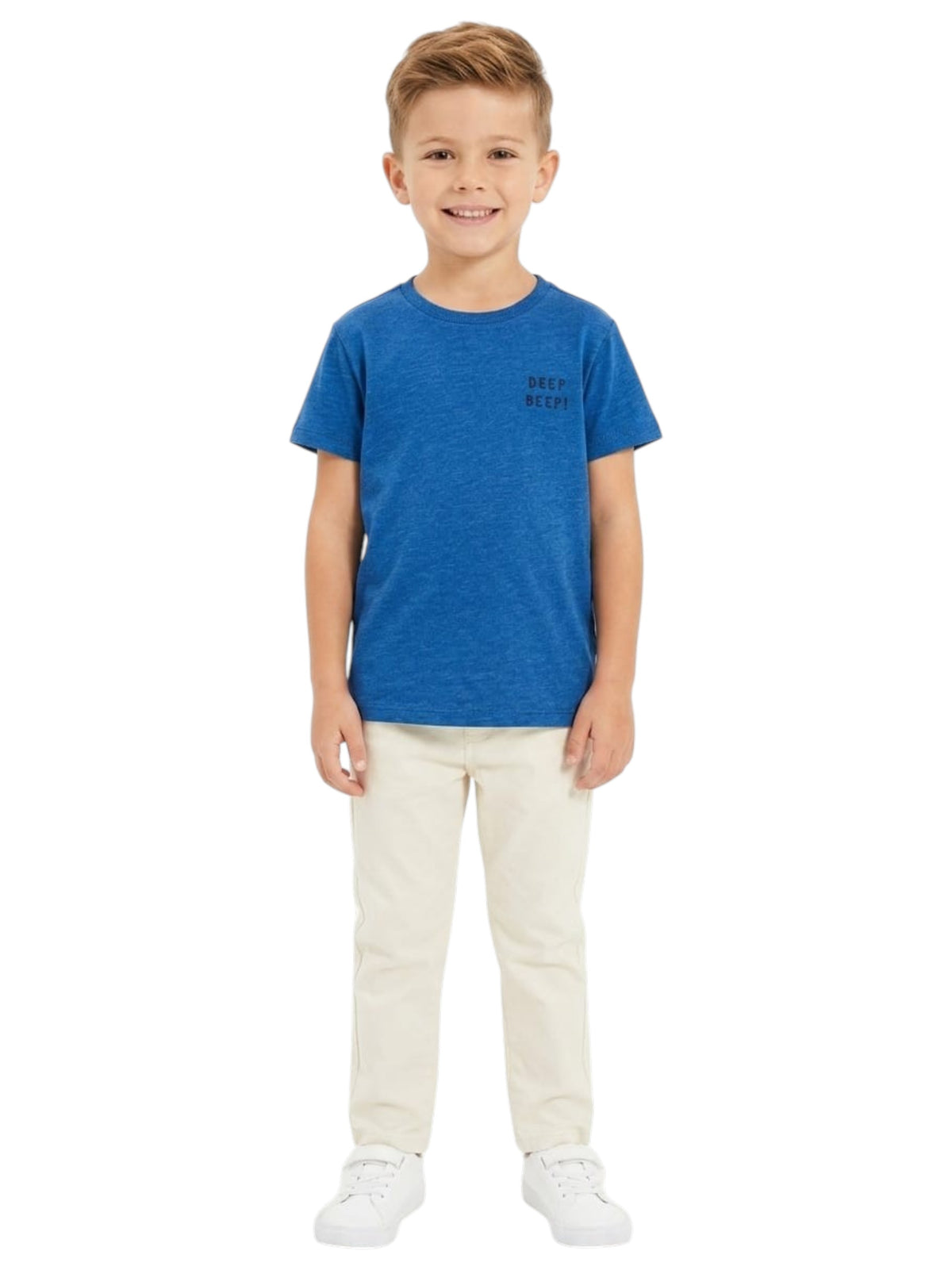 Image for Kids Boy's Heather Top,Indigo