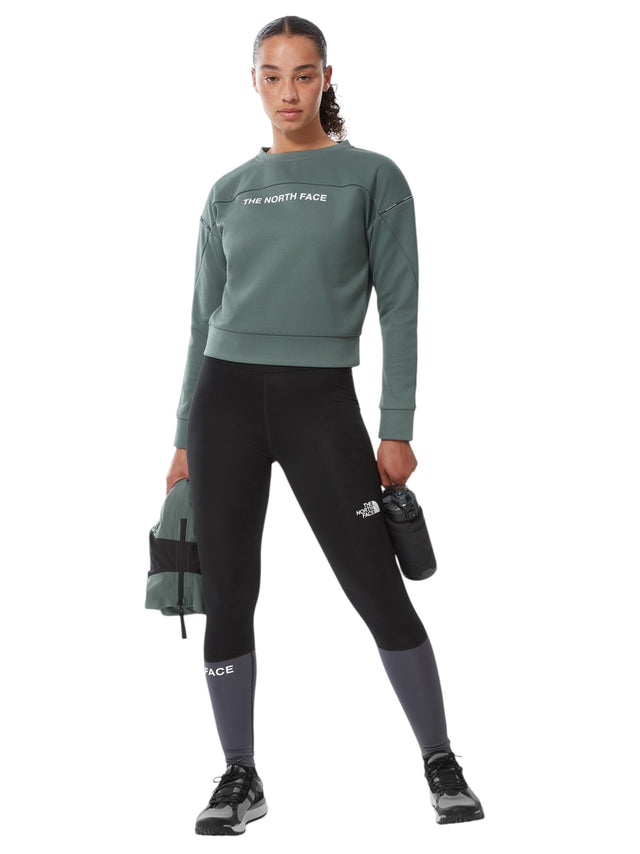 Image for Women's Logo Printed Colorblocked Legging,Black
