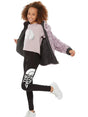 Image for Kids Girl's Printed Legging,Black