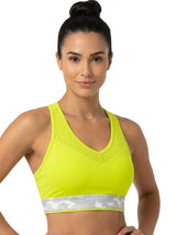 Image for Women's Colorblocked Sport Bra,Phosphoric