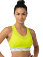 Image for Women's Colorblocked Sport Bra,Phosphoric