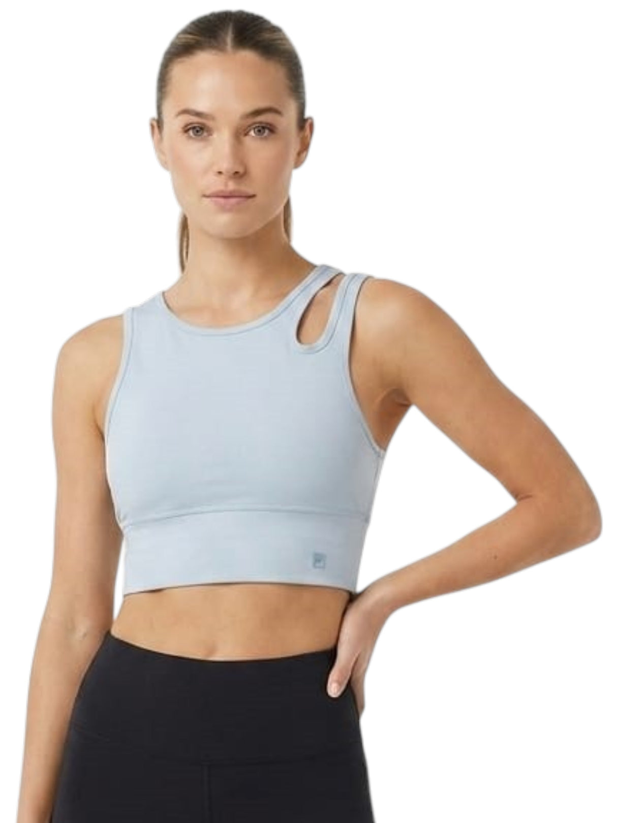Image for Women's Plain Sport Bra,Dusty Blue